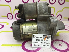 Motor de Arranque  Opel Corsa C / Astra H 1.7 100Cv de 2004 - Ref OEM :  8971891181